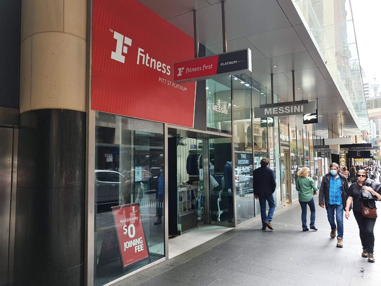 Fitness first online pitt street