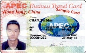 apec business travel card singapore to china