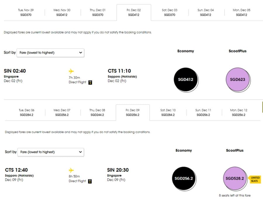 Scoot resumes flights to Hokkaido from November 2022 The MileLion