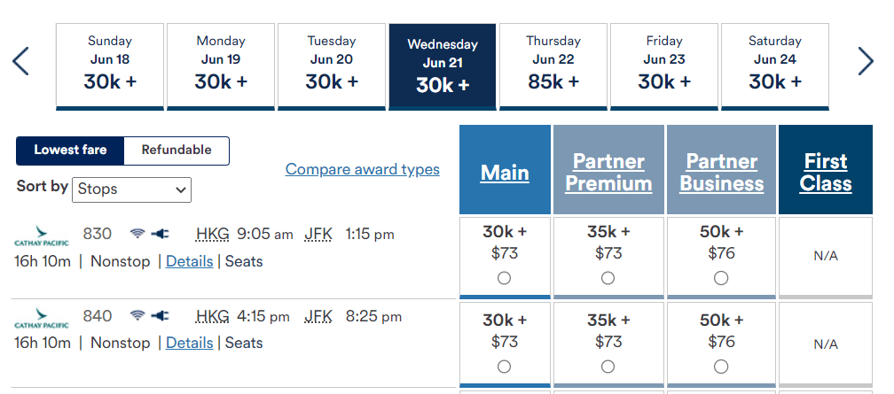 Safe for now: Alaska Mileage Plan publishes new partner award chart ...