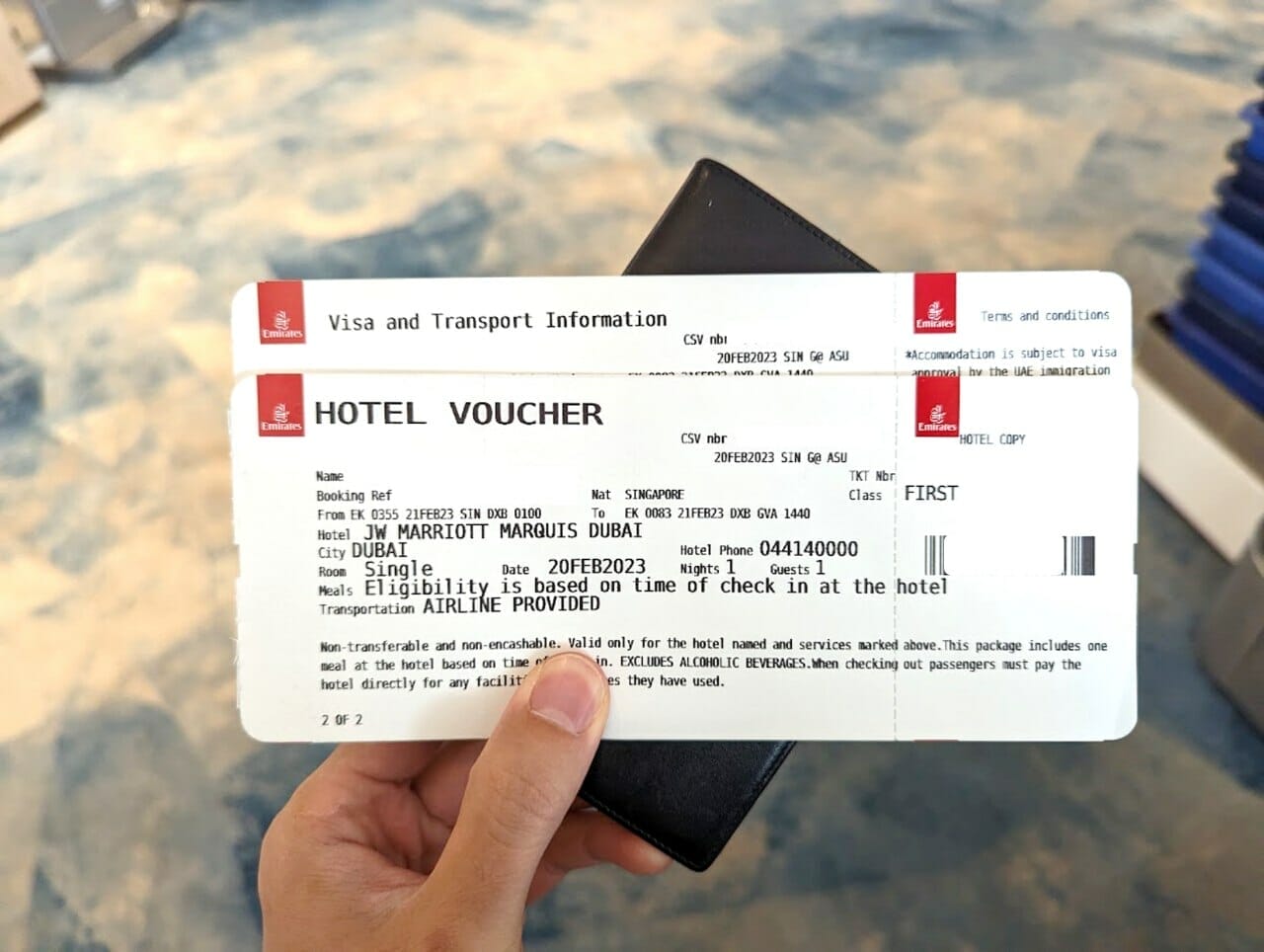 emirates airlines travel voucher