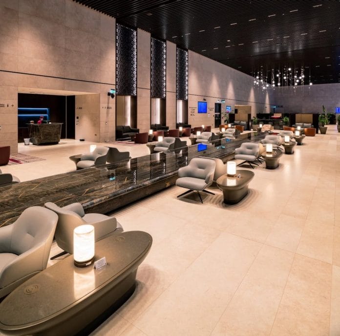 Review: Qatar Airways Al Mourjan Garden Lounge Doha - The MileLion