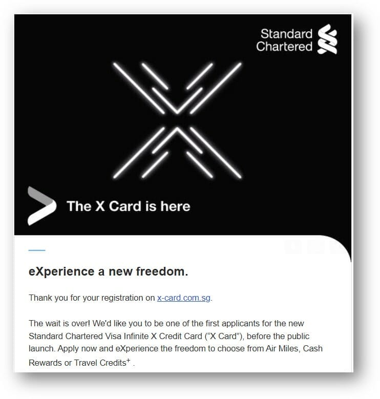 The Standard Chartered X Card An unexpected Journey The MileLion