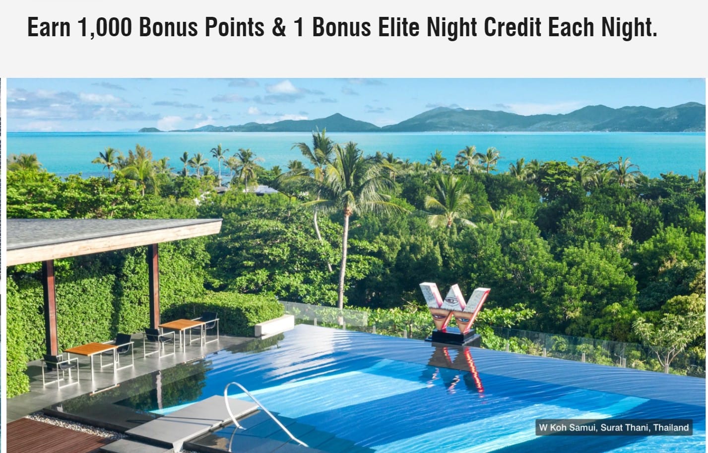 Marriott Bonvoy offering double elite nights and 1,000 bonus points per